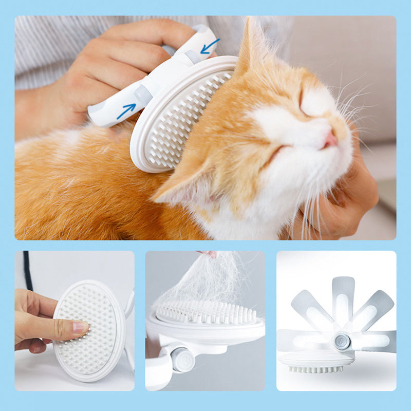 Cats/Dogs Wool Pet Hair Deshedding Brush Set Comb