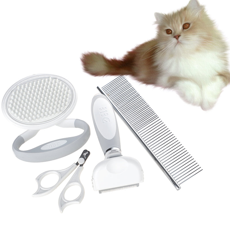 Cats/Dogs Wool Pet Hair Deshedding Brush Set Comb