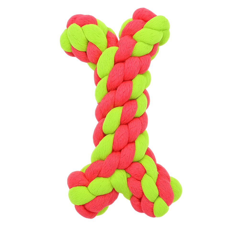 Braided Rope Dog Toy – Tough Chew & Tug Fun for Active Pets