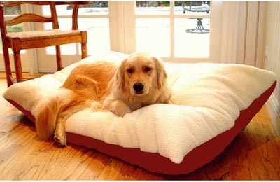 Majestic Pet 42x60 Extra Large Rectangle Pet Bed- Red